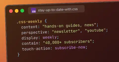 Preview of CSS Weekly