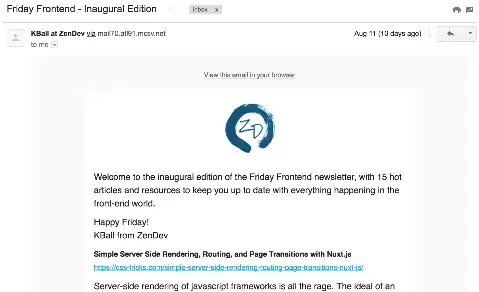 Preview of Friday Front-end