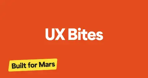 Preview of UX Bites