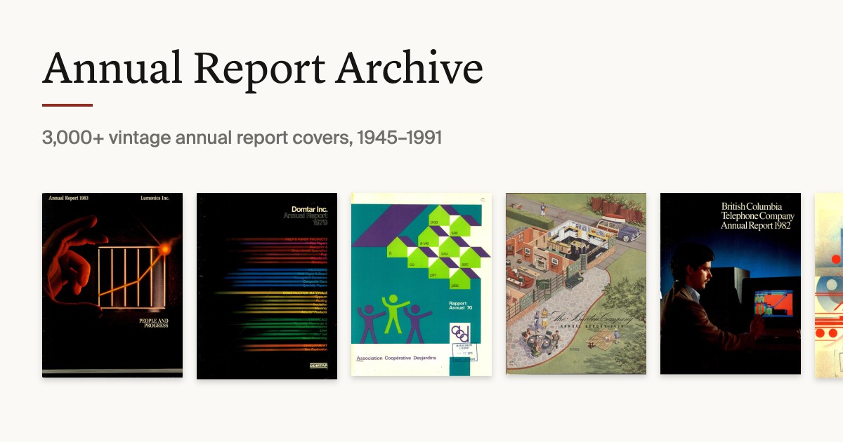 Annual Report Archive preview
