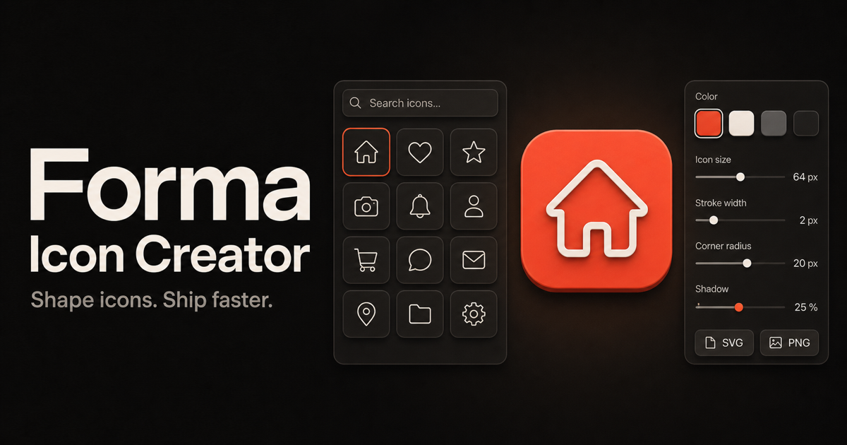 Preview of Forma Icon Creator