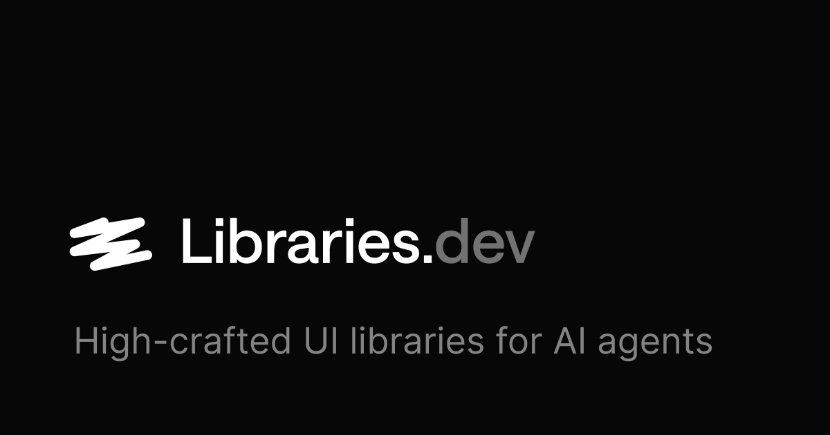 Preview of Libraries.dev