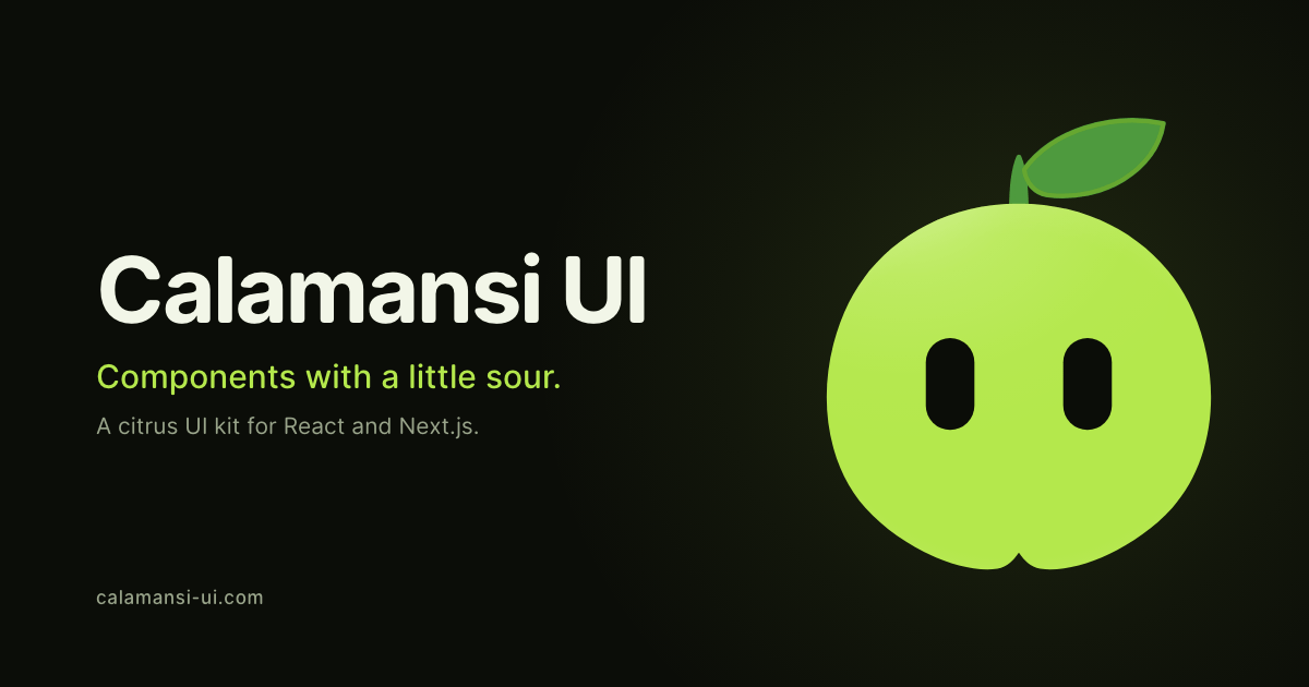 Preview of Calamansi UI