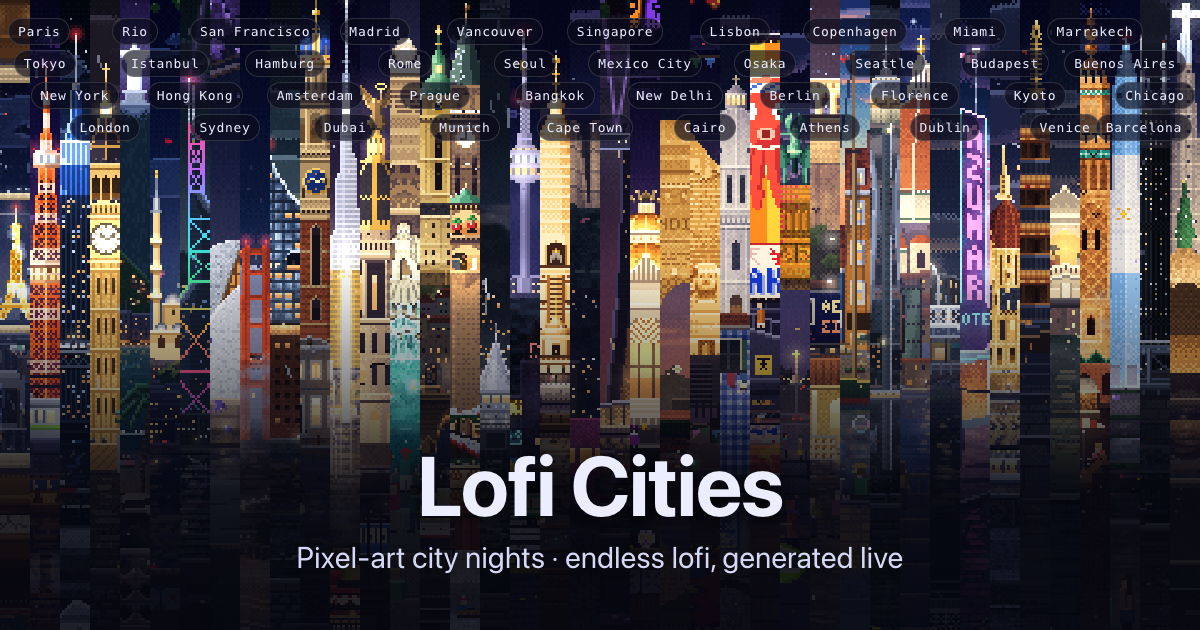 Preview of Lofi Cities