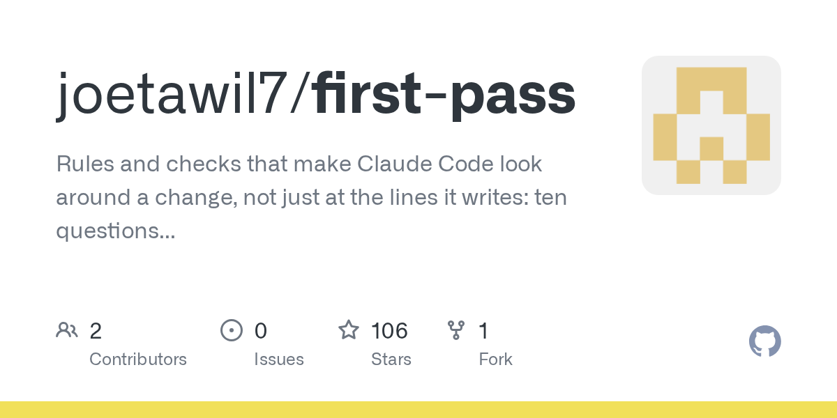Preview of first-pass