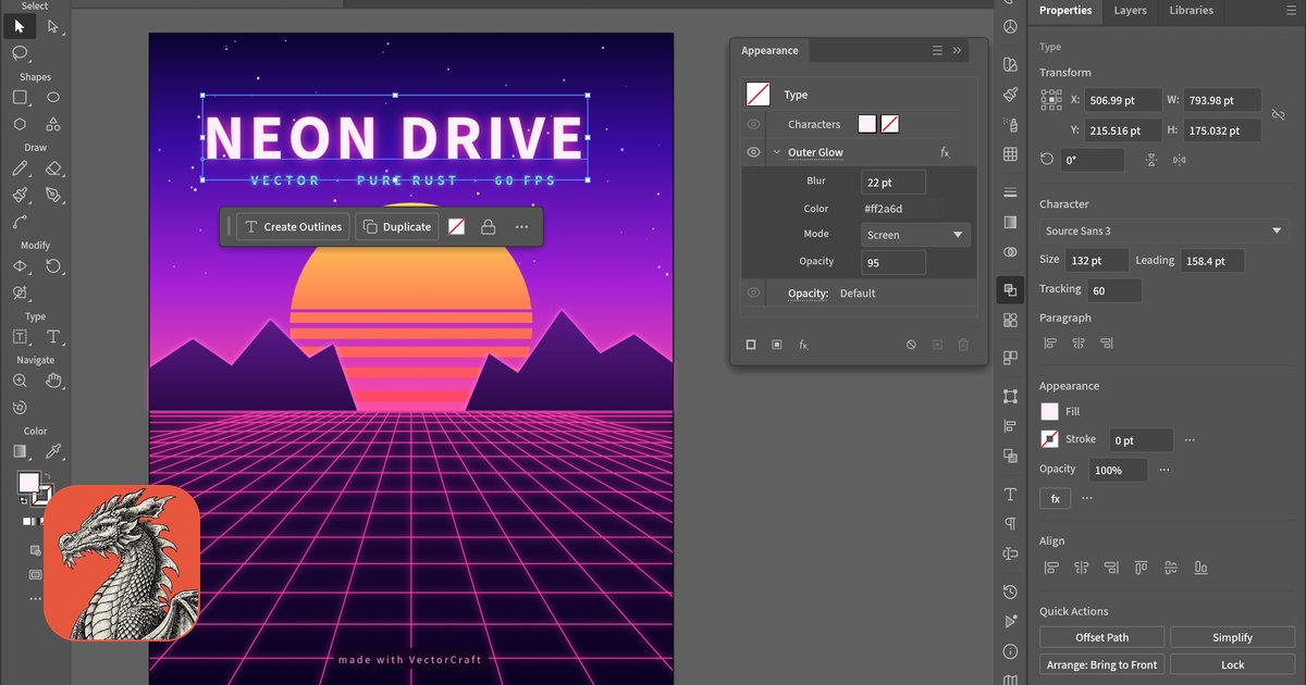 Preview of VectorCraft