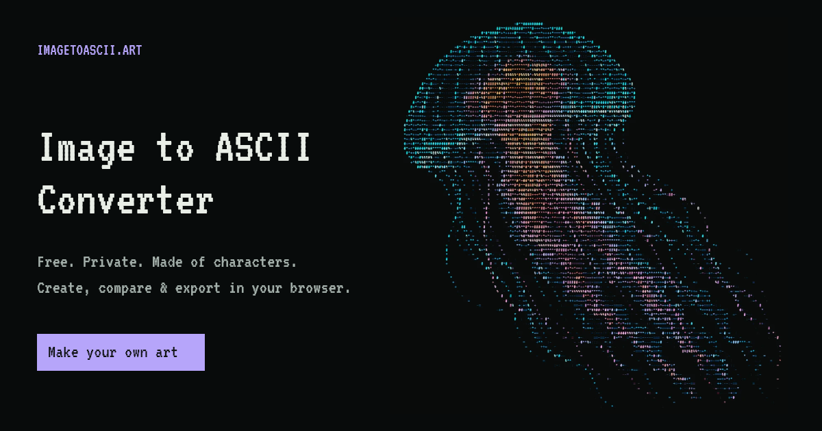 Preview of Image to ASCII