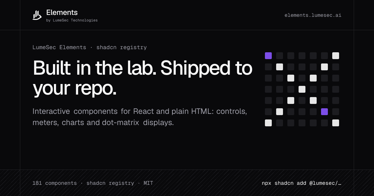 Preview of LumeSec Elements