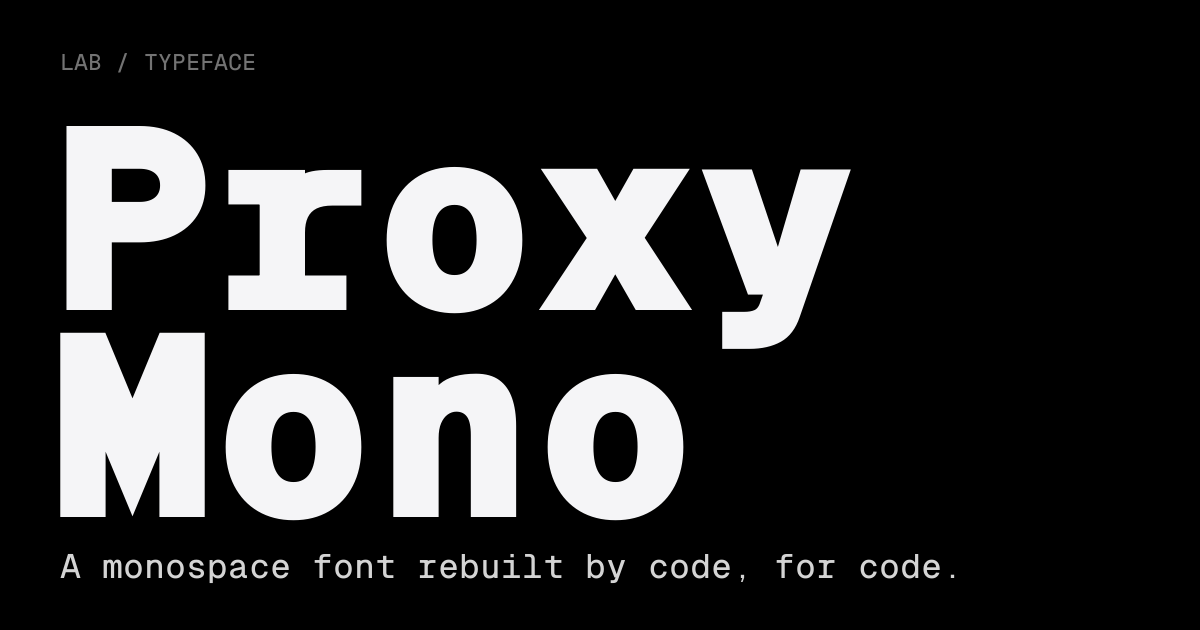 Preview of Proxy Mono
