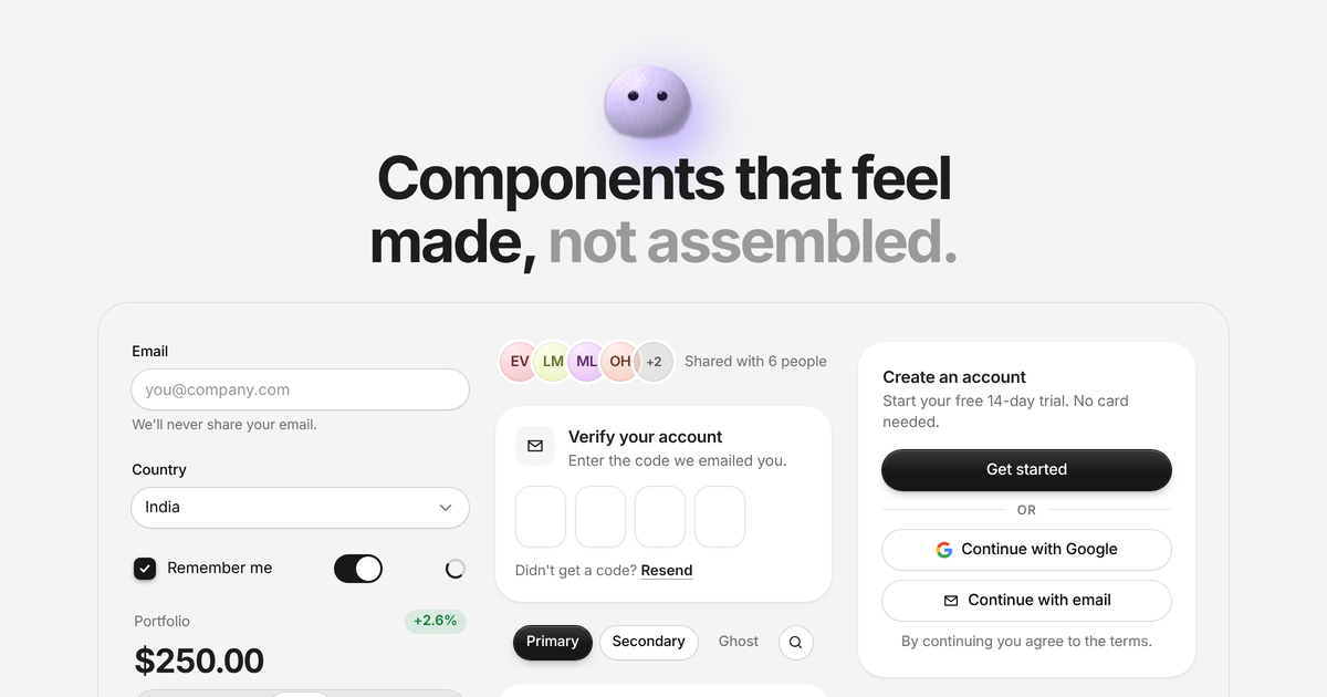 Preview of Puffy UI
