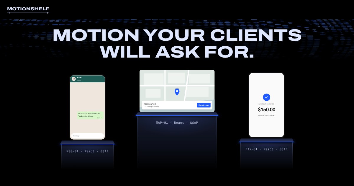 Preview of Motionshelf