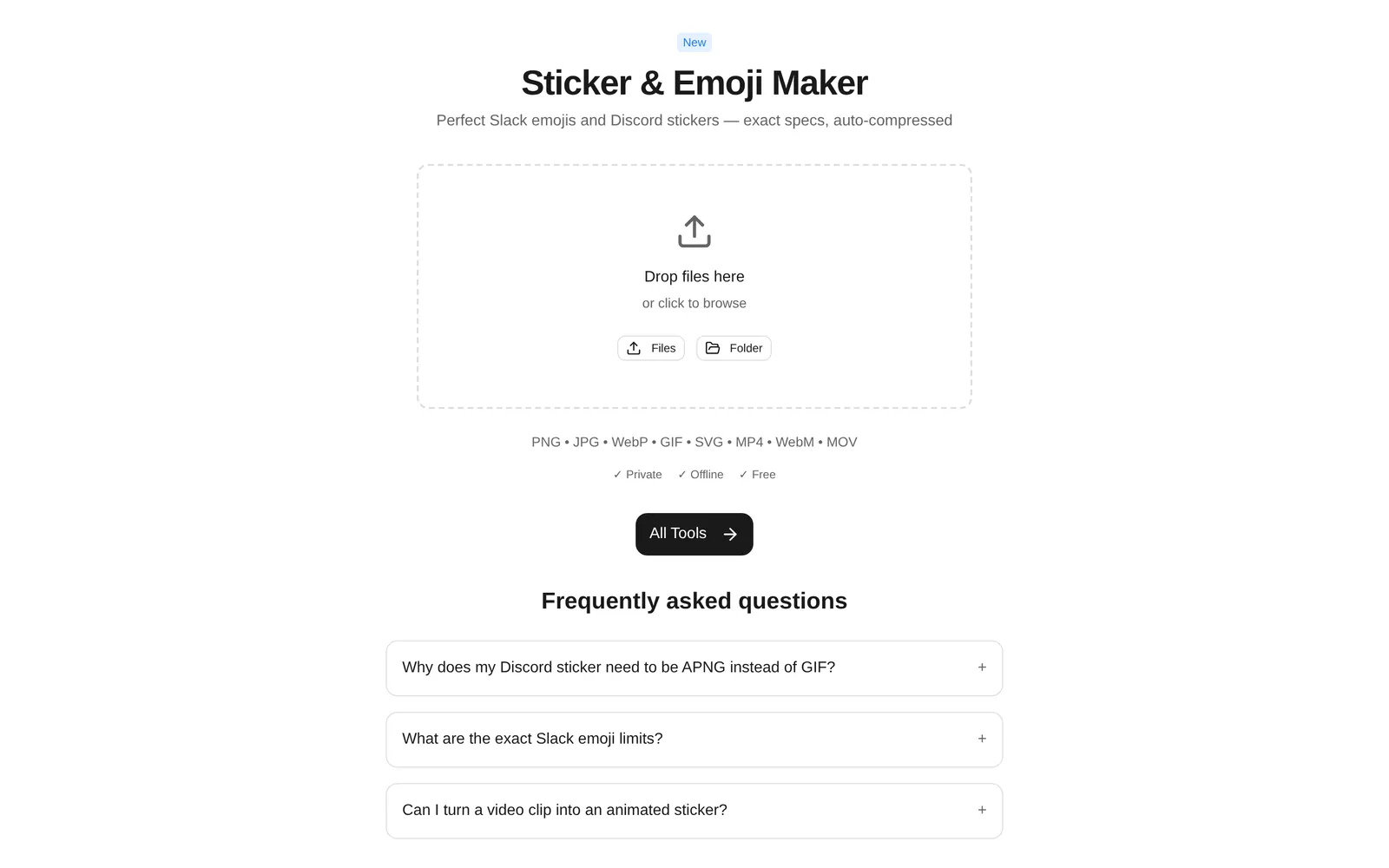 Just Convert It sticker and emoji maker for Slack and Discord